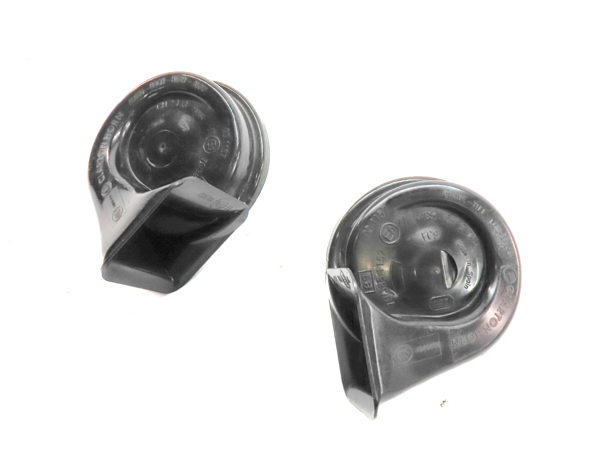 2009-2017 BMW 6 7 SERIES (F01 F06) HIGH & LOW TONE SAFETY HORN SET 2 — exact item pictured